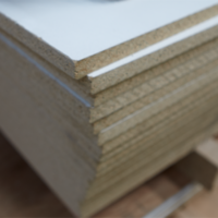 MELAMINE WHITE PARTICLE BOARD