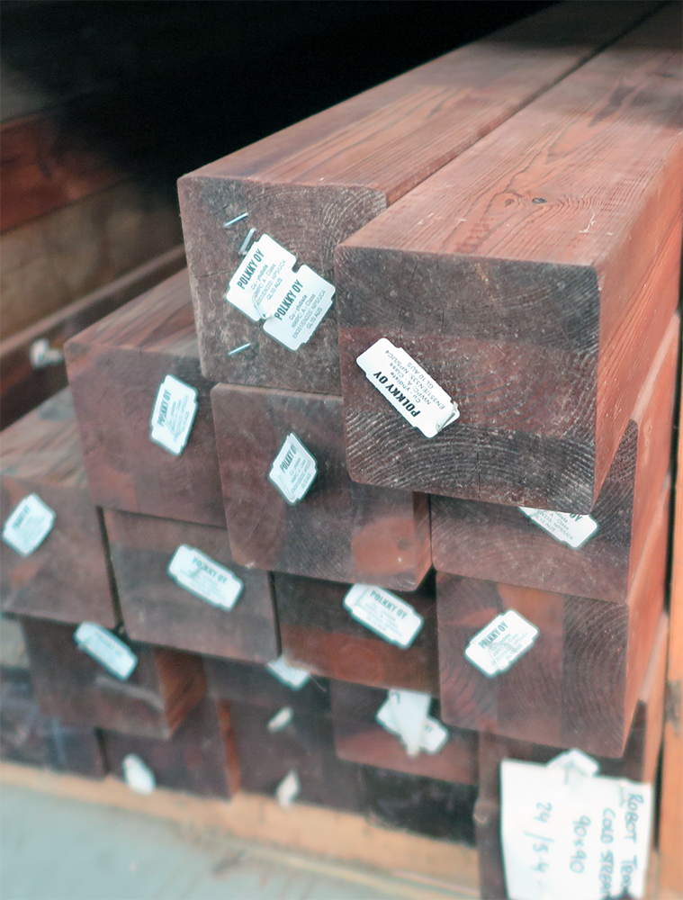 Laminated Redwood FJ Post
