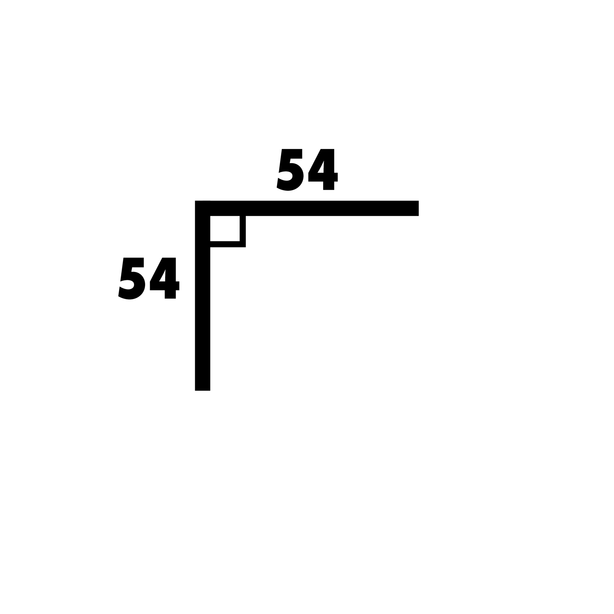 Flashing Shape #14 Corner Flashing