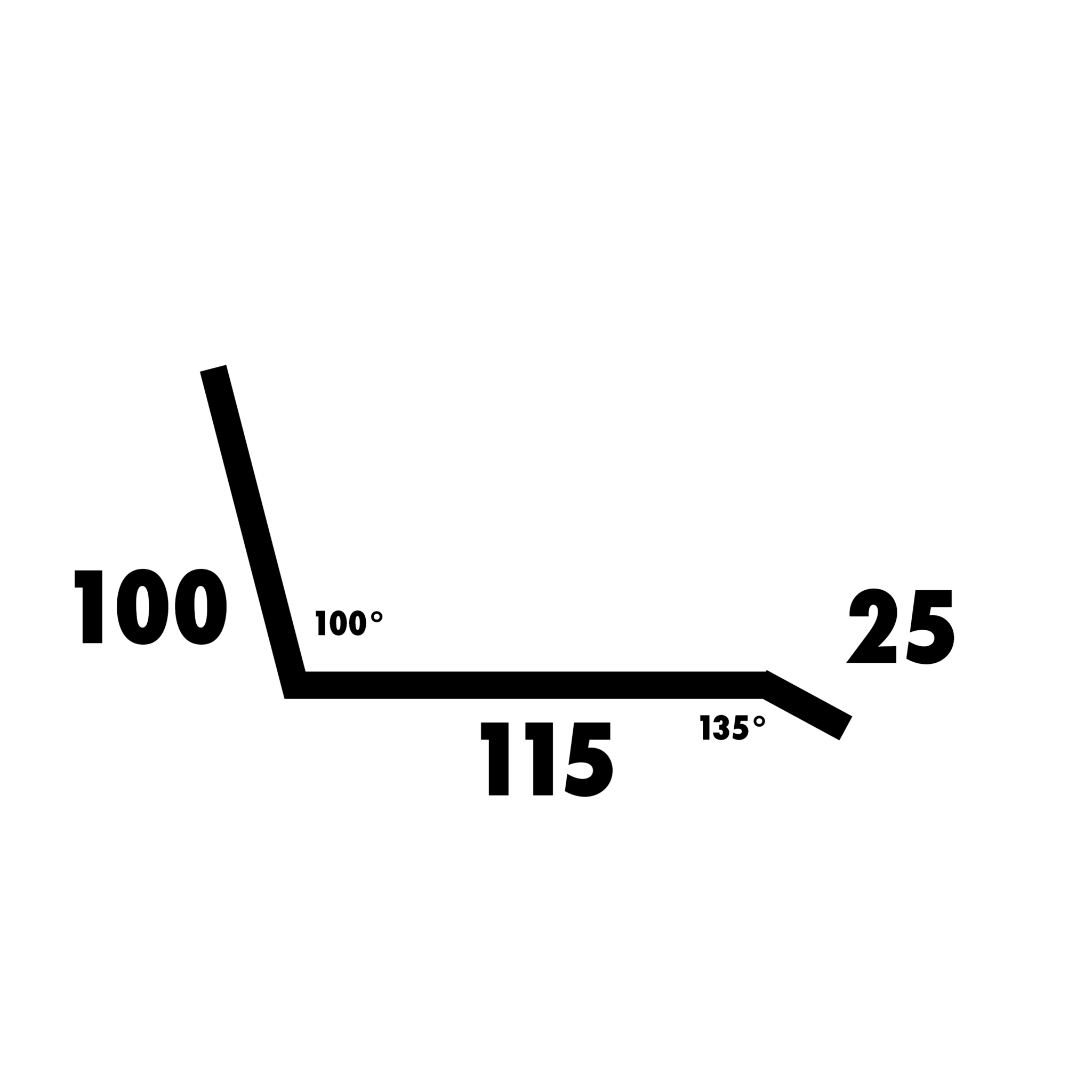 Flashing Shape #07 Apron Flashing